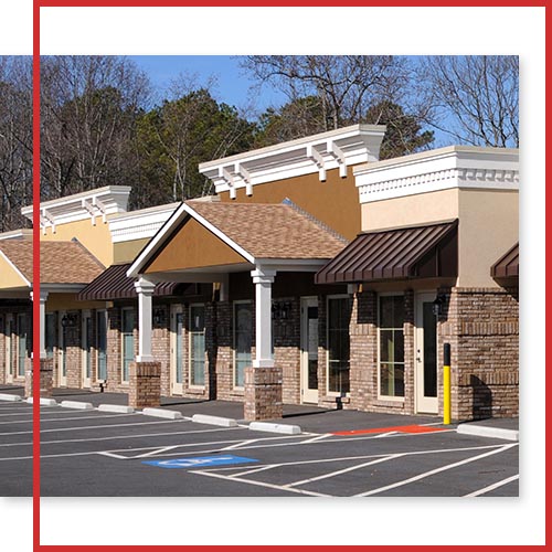 Commercial exterior painting services