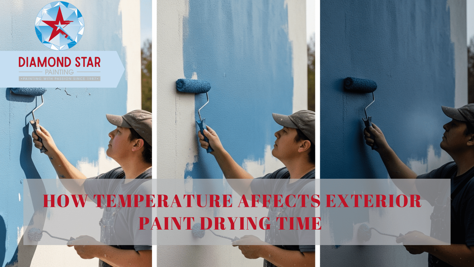 How Temperature Affects Exterior Paint Drying Time