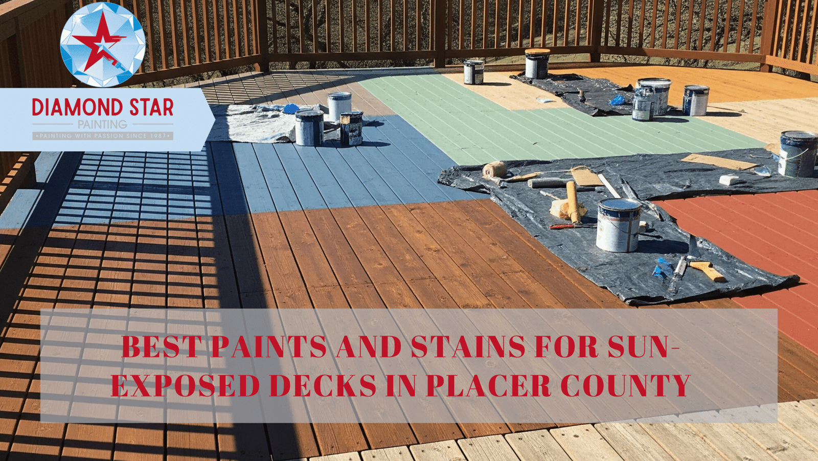 Paints and Stains for Sun Exposed Deck